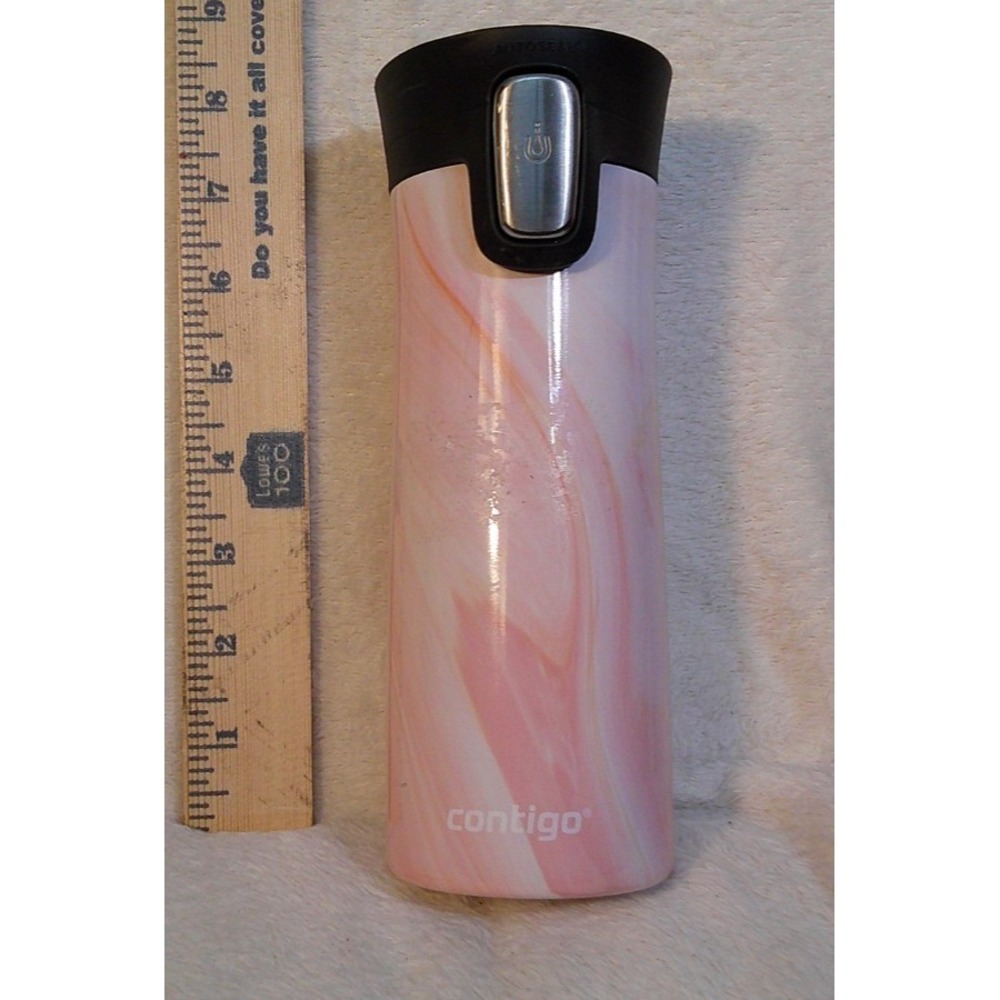 Contigo West Loop AUTOSEAL Insulated Mug 16oz - Light Pink - Leakproof - marble